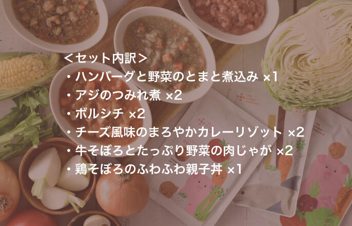 ぱくぱく期 主食とおかずのバランスセット/10パウチ