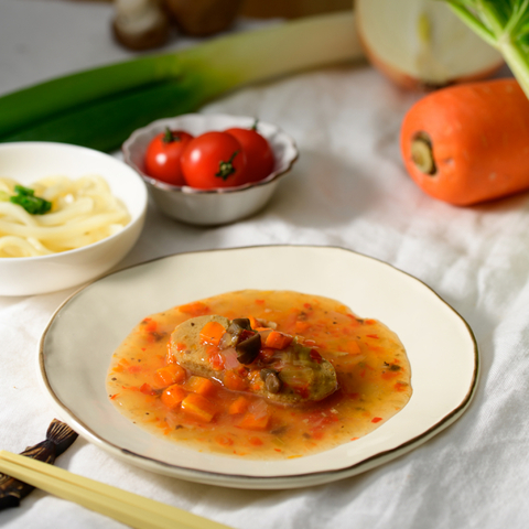 真鯛と豆腐のふんわり和風ハンバーグ