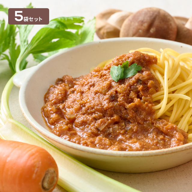 豚肉と香味野菜の和風ミートソース/5パウチ