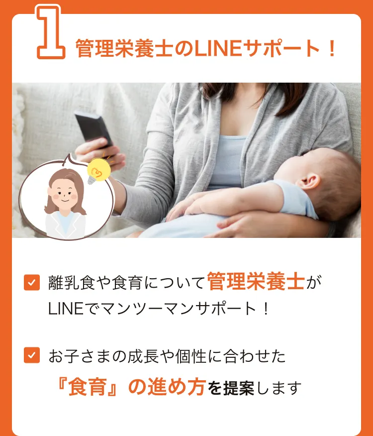 管理栄養士のLINEサポート