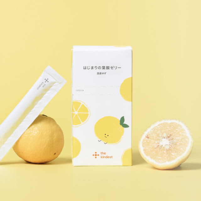 はじまりの葉酸ゼリー〈国産ゆず〉/30本